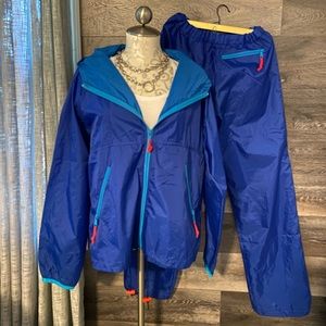 Sierra Design Windbreaker Set Size Medium Vintage